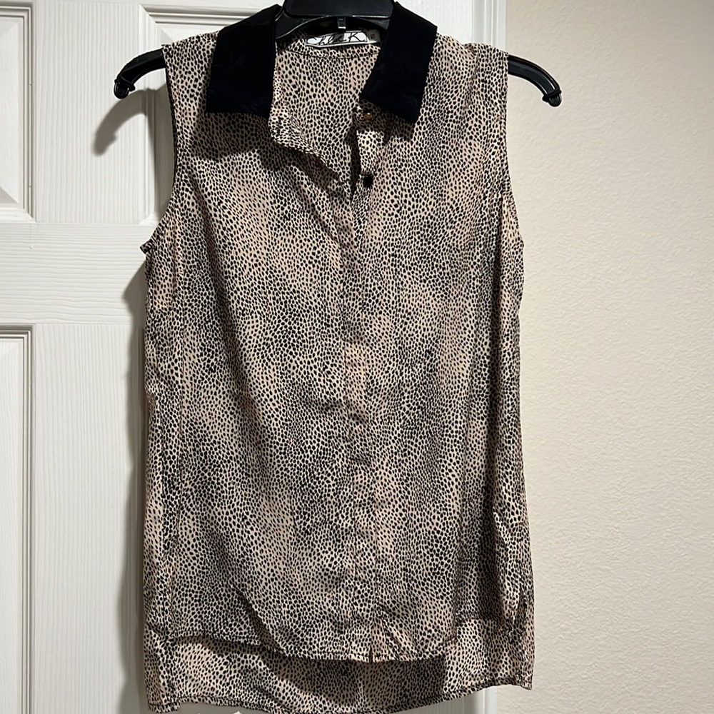CHEETAH PRINT TOP